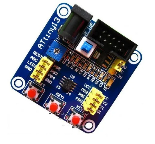 Бесплатная доставка макетная плата AVR ATtiny13 обучающая tiny13 минимальная