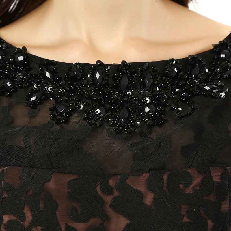 Forevergracedress 2017 Straight Black Cocktail Dress Sexy Lace Sleeveless Backless Evening Party Plus Size Custom Made|cocktail dress sexy|cocktail