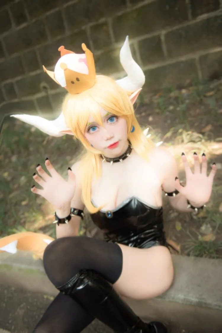 Супер Марио Bowsette Косплей Костюм Bowser Cos Марио Принцесса табурет персик косплей латексный Catsui черная черепаха Shel