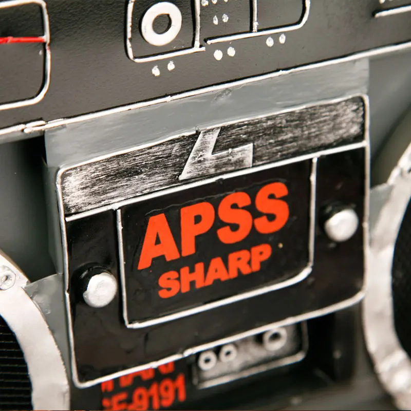 Сделать старый железный Ретро Радио Модель кофе чай магазин украшения комнаты