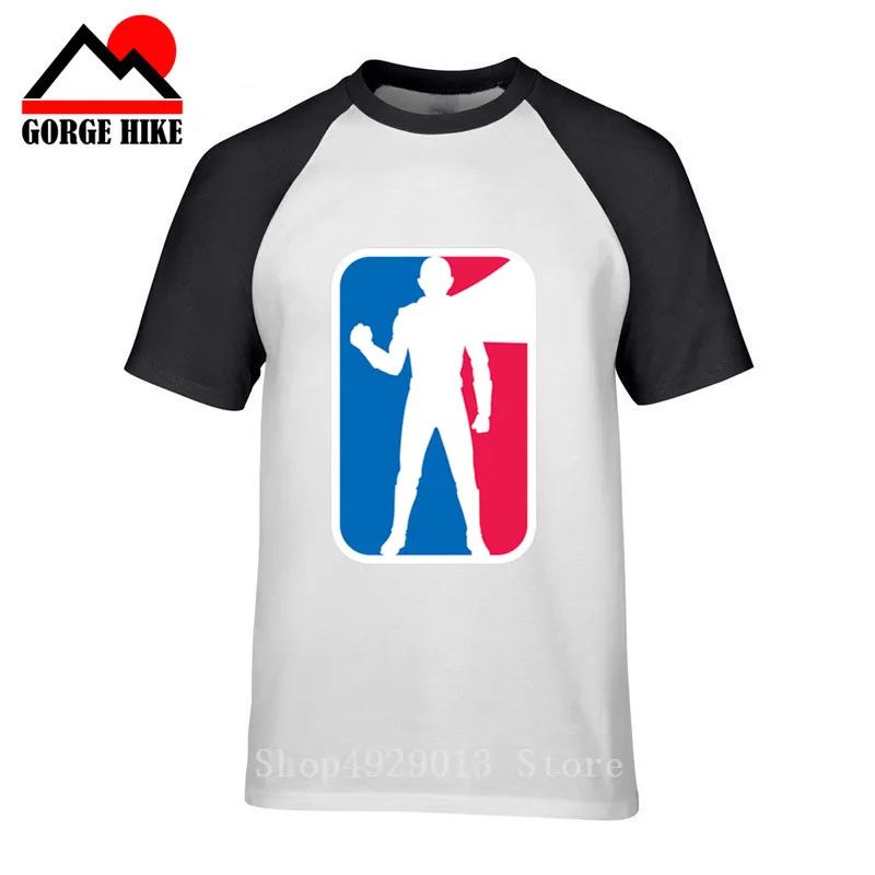 One Punch Man Saitama Sensei Japan Anime Cartoon Super Hero basketball design T-shirt O-Neck Tshirt Men Cosplay short Sleeves | Мужская