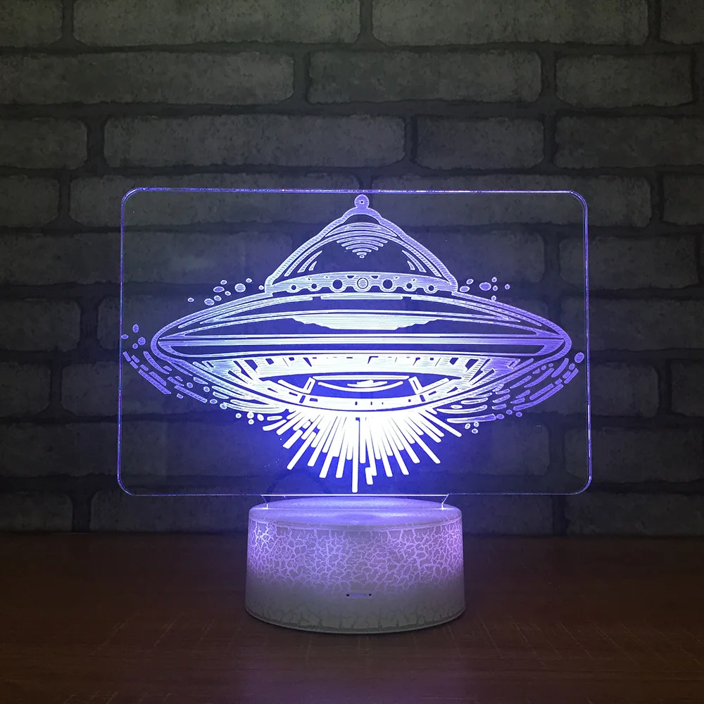 Креативный маленький 3d ночник с Usb разъемом маленькие светильники сенсорным