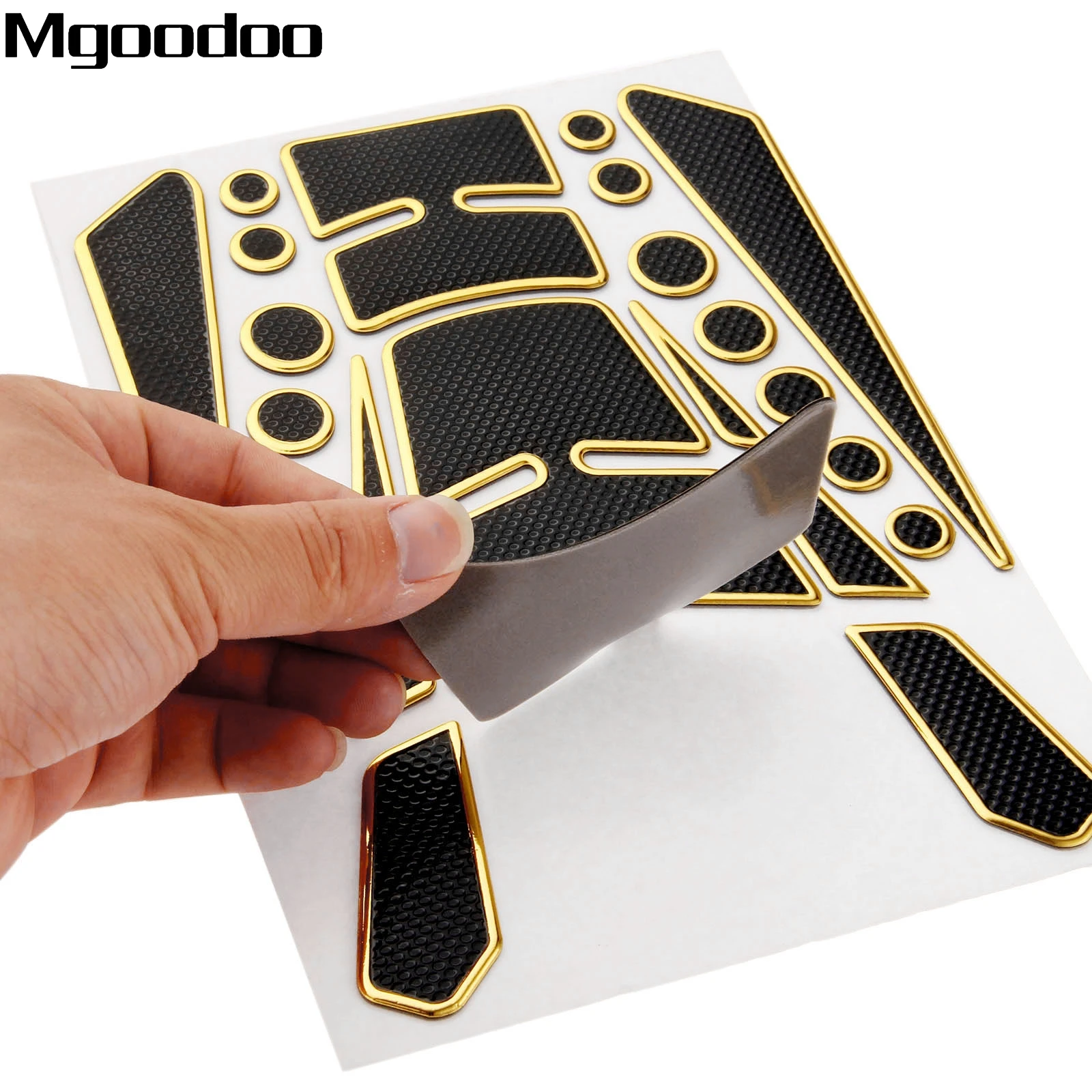 Желтая 3d наклейка на топливный бак мотоцикла универсальная защитная крышка для