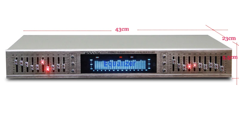 EQ665 Bluetooth эквалайзер караоке усилитель предварительный тюнер двойной десять настройки