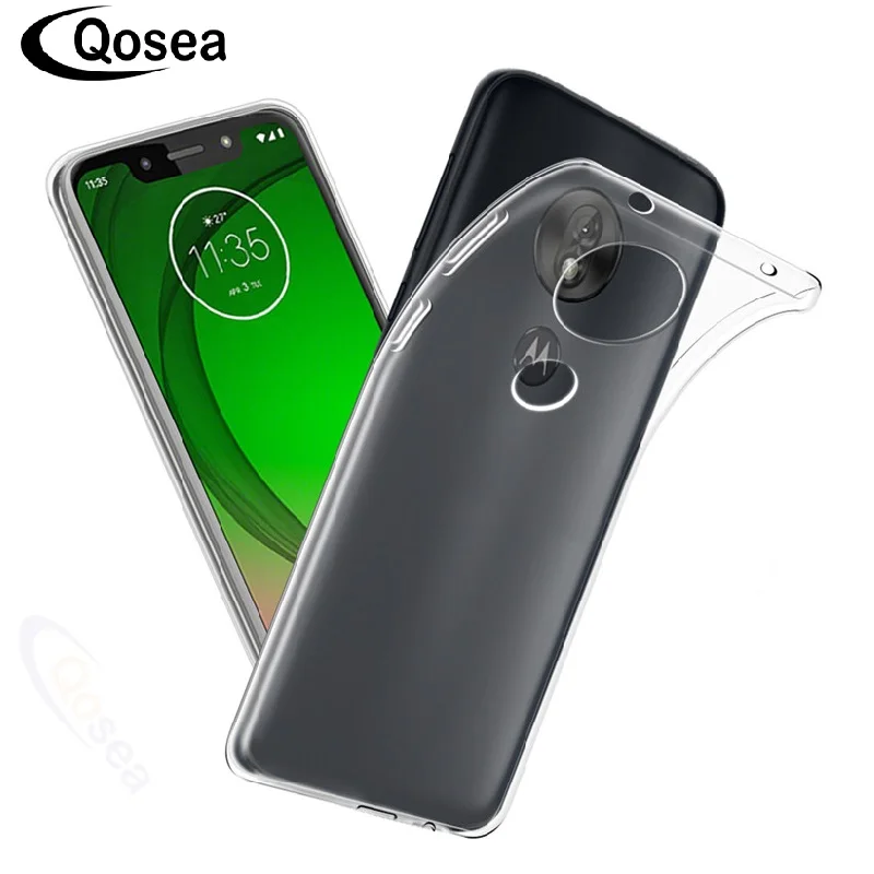 Qosea для Motorola Moto G7 Play чехол Ультратонкий Тонкий мягкий силиконовый