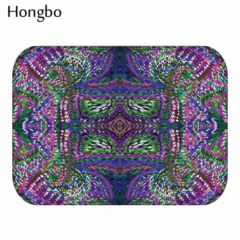 Коврик Hongbo India Datura с геометрическим цветочным принтом Защита окружающей среды