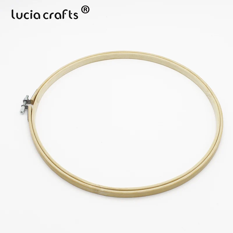 Style 5 26cm 1 шт./лот, деревянная рамка, обод кольцо, вышивка, ручная работа, кольцо-обруч, Бамбуковая машина, сделай сам, для шитья и вышивки крестом, инструмент для рукоделия E0715 - Цвет: Style 5 26cm