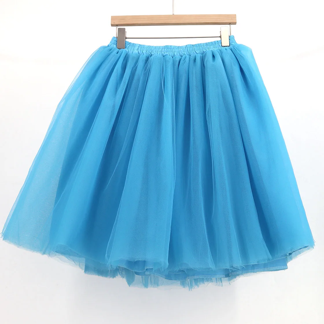 18 Blue Юбка-пачка для мамы и дочки модная пышная мини-юбка из вуали saia на заказ осенние тюлевые юбки средней длины для девочек - Цвет: 18 Blue