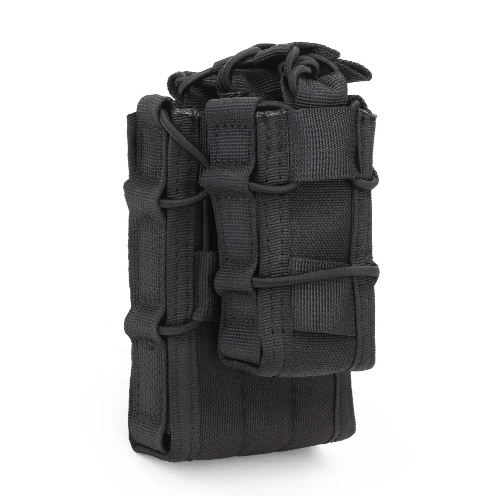Molle система подсумок 5,56 9 мм двойные сумки 1000D нейлон страйкбол тактический Магнитный подсумок