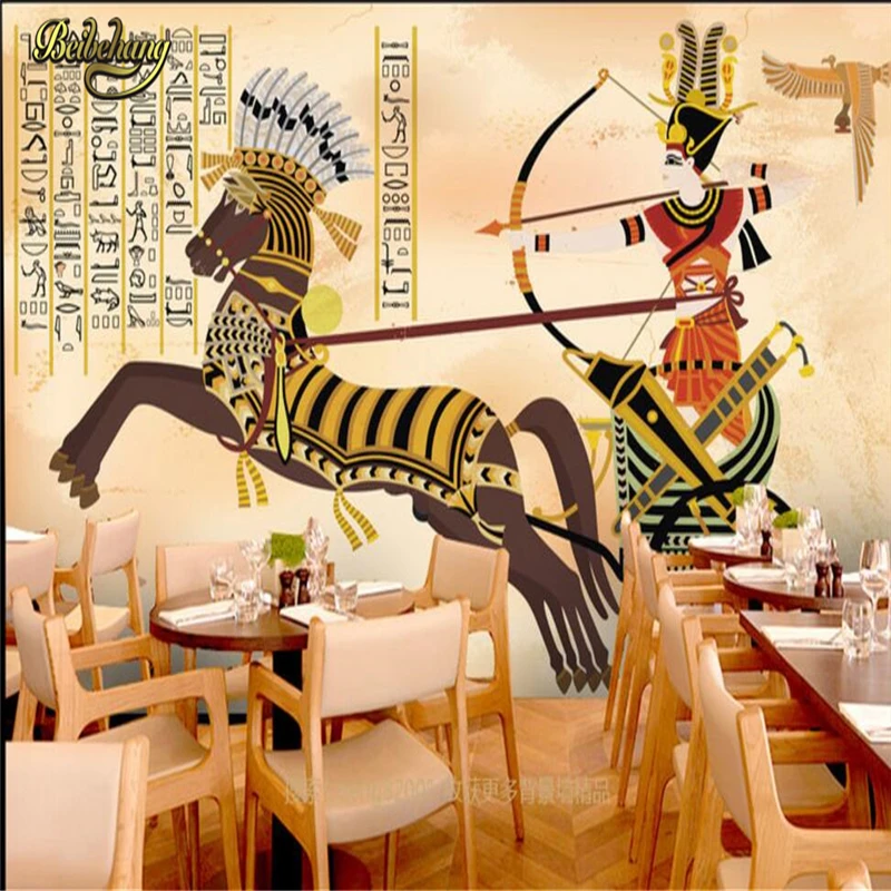 beibehang Custom Egyptian text papel de parede 3D Mural Wallpaper Bedroom Livig Room TV Sofa Backdrop Photo Wall paper |