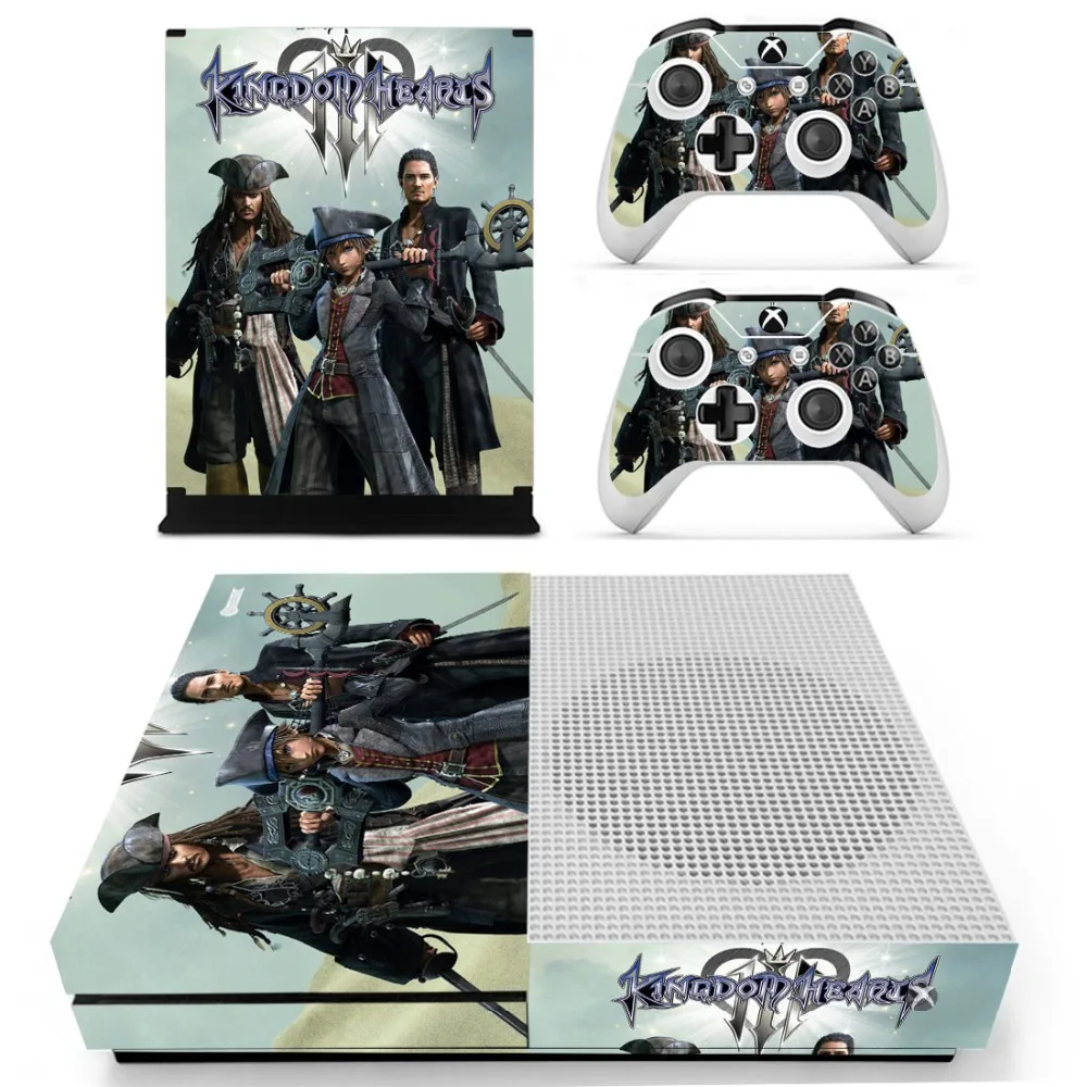 Наклейка из кожи Kingdom Hearts 3 для Xbox One S консоли и контроллеров тонкий виниловый