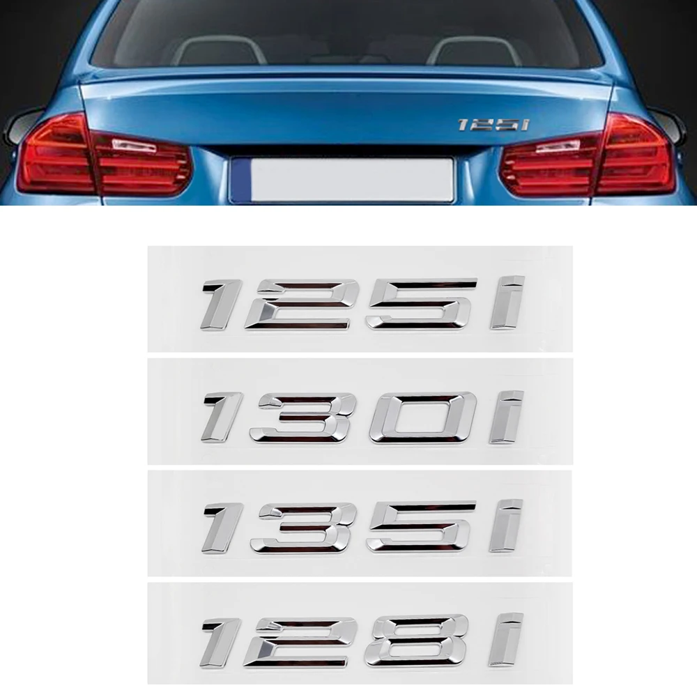 Серебряный автомобильный Стайлинг для BMW серий 1 наклейка 125i 128i 130i F20 F30 E90 X1 X5