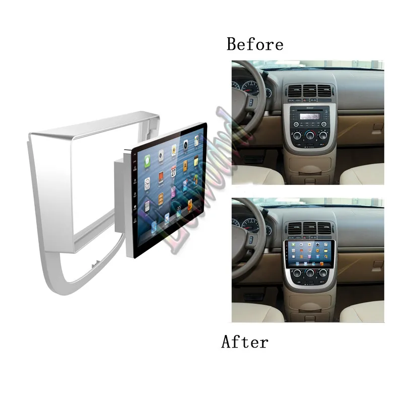 Специальное автомобильное радио фасция для Buick GL8 2012 2013 9 дюймов универсальное