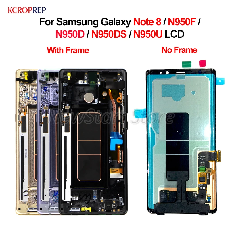 ЖК дисплей для Samsung Galaxy Note 8 дигитайзер сенсорного экрана в сборе 100% испытано 6 30
