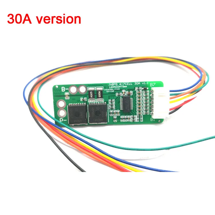 7S 6S 24V 50A 30A литий-ионная литиевая батарея Защитная плата 90A lipo BMS батареи для