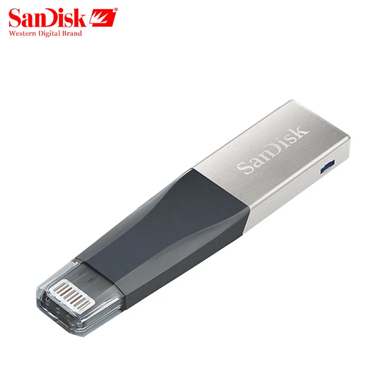 Оригинальный флеш накопитель Sandisk USB для iPhone iPad iPod Lightning OTG 128 Гб 64 ГБ 32 Флешка 3 0