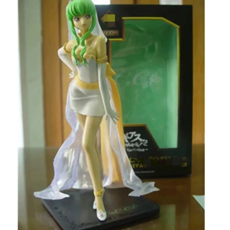 1/6 весы секси аниме фигурки Code Geass героини свадебное платье Ver. Отделка из ПВХ