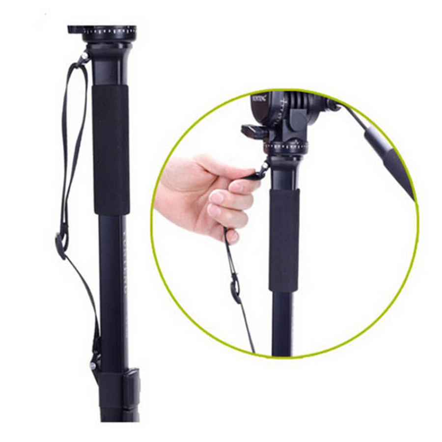 Yunteng C288 Pro монопод + флюид головкой мяч DV UniPod мобильный телефон клип держатель для