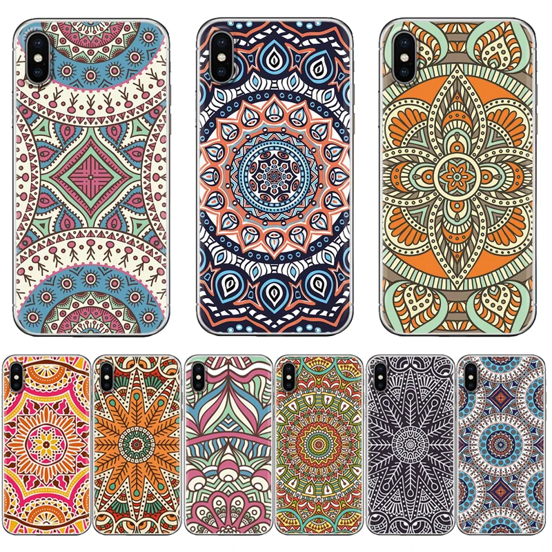 Чехол для задней крышки телефона серии Colorful Totem для ZTE L7/ V9/ A330/ A522/ V9 Vita/ A530/ Nubia V18 с рисунком из полимера на основе силикона.