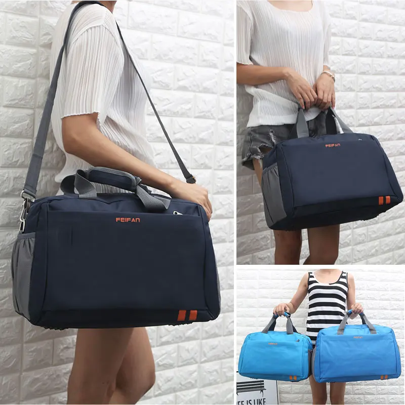 Scione Classic Travel Business Handbag Men Waterproof Cabin Luggage Tote Suitcase Women Large Casual Sport Weekend Shoulder Bag