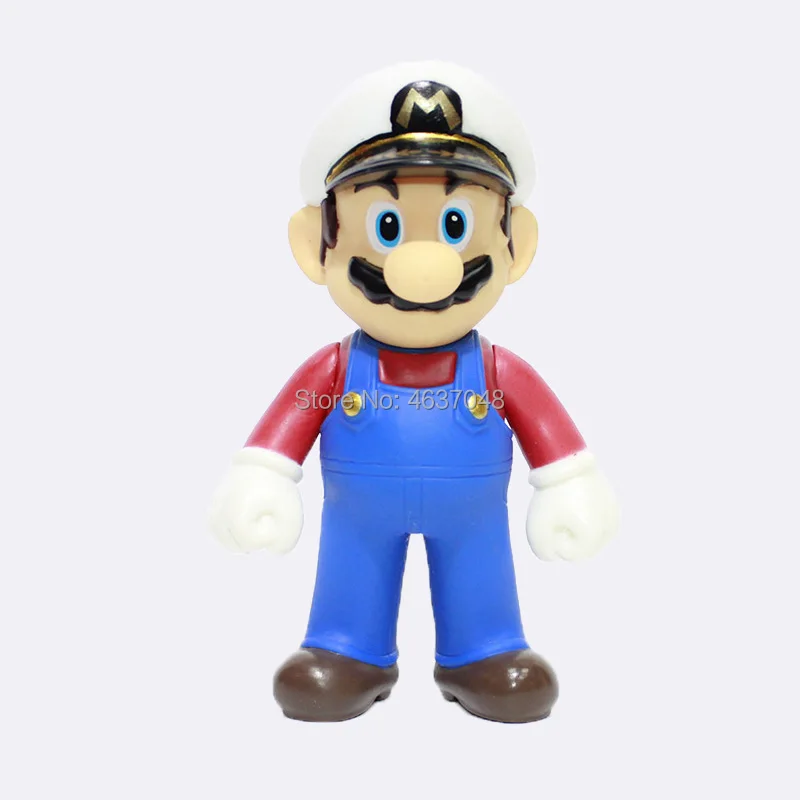 13 см Super Mario Bros Bowser Luigi Koopa Йоши Марио уарио производитель Odyssey Donkey Kong Toad ПВХ Фигурки Модели кукол игрушки