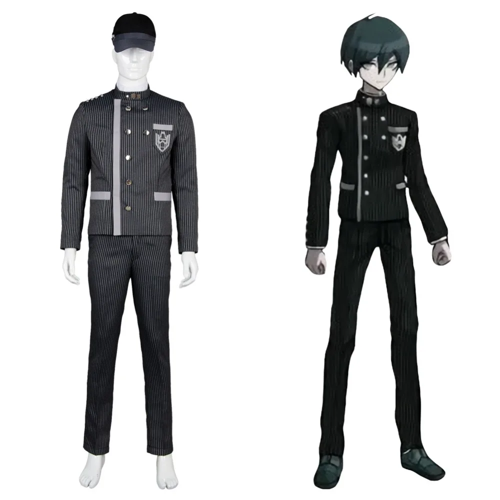 Униформа Danganronpa V3: сайхара шуйчи костюм для косплея полный комплект мужчин женщин