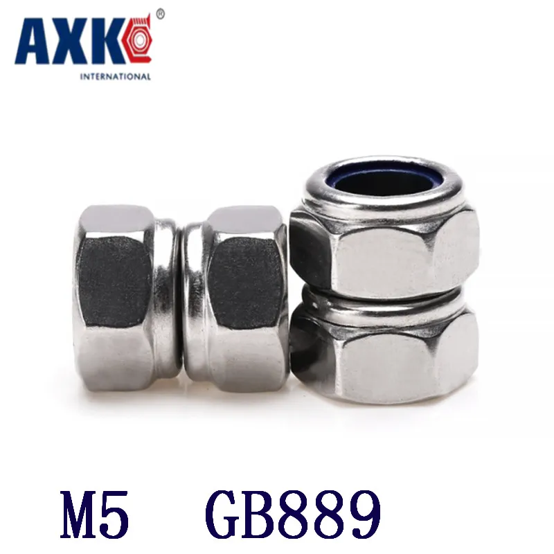 

2021 Новое поступление Декор деревянная мебель стержень из нержавеющей стали Axk 20 шт. 316 A4-80 нейлоновые контргайки/самоблокирующийся гайка M5 Gb889