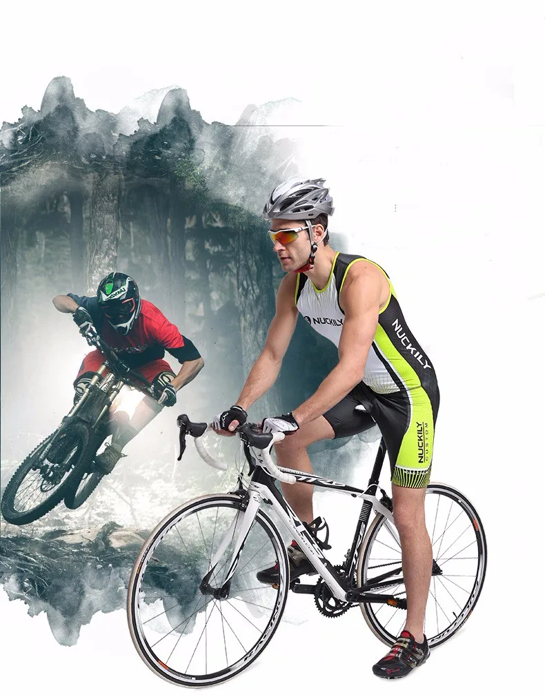 Мужской спортивный костюм без рукавов для триатлона и велоспорта ropa maillot ciclismo, Джерси для триатлона, велосипедная одежда