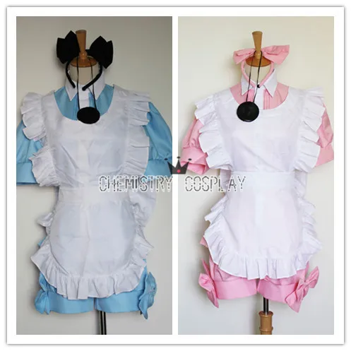 Kuroshitsuji Black Butler Alice Ciel Phantomhive Alois Trancy Maid Clothes with socks Cosplay Costume |