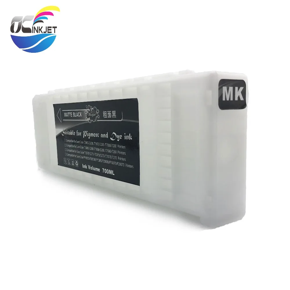 Многоразовый картридж OCINKJET 700 мл для Epson Surecolor T3200 T5200 T7200 T3270 T5270 T7270 T3000 T5000 с чипом