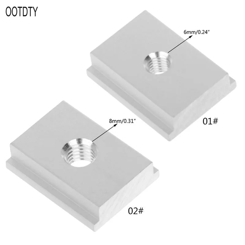 OOTDTY M6 M8 T-slot T-Slider скользящая гайка для деревообрабатывающего инструмента слот