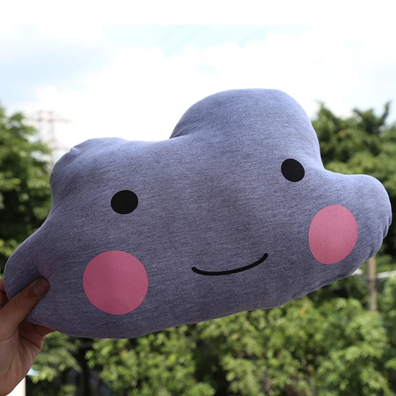 

INS Cute Cotton Gray Baby Pillow Toys Sun Cloud Smile games mat Fashion Baby Boys Girls Hold Pillow Toys Bedding Pillow Toys