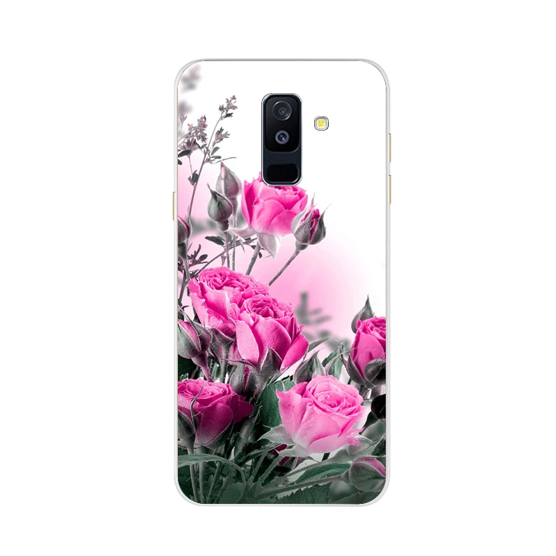 Оранжевый Для samsung Galaxy A6 чехол 5,6 'Мягкий силиконовый чехол для телефона чехол s для samsung A 6 Plus A 600 610 F Сумочка для телефона чехол - Цвет: Оранжевый