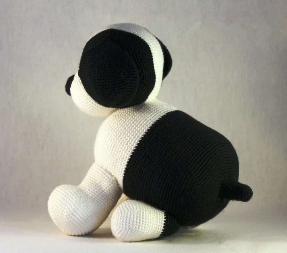 Вязаные игрушки собака амигуруми Номер модели KO0012