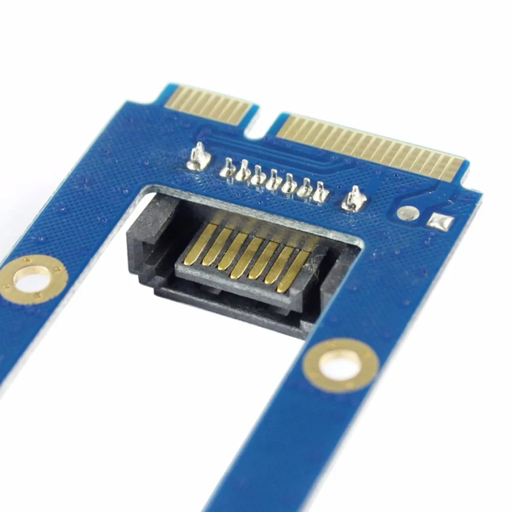 Mini PCI E mSATA SSD для SATA 7 Pin MPCIe адаптер карта|Компьютерные кабели и разъемы| |