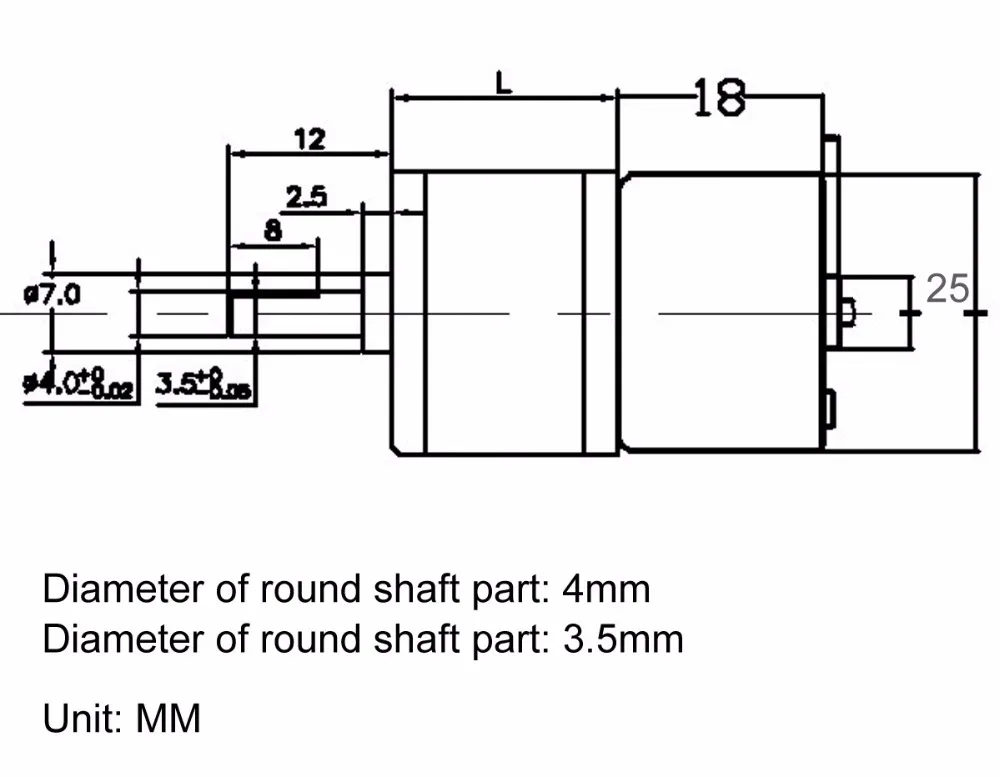 Bringsmart JGA25 2418 12v DC бесщеточный редукторный двигатель с низкой скоростью