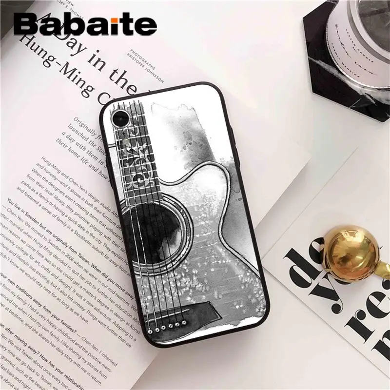 Babaite гитара amp шаблон ТПУ мягкий телефон аксессуары чехол для iPhone 8 7 6 6S Plus X XS MAX 5 5S SE XR Fundas Capa