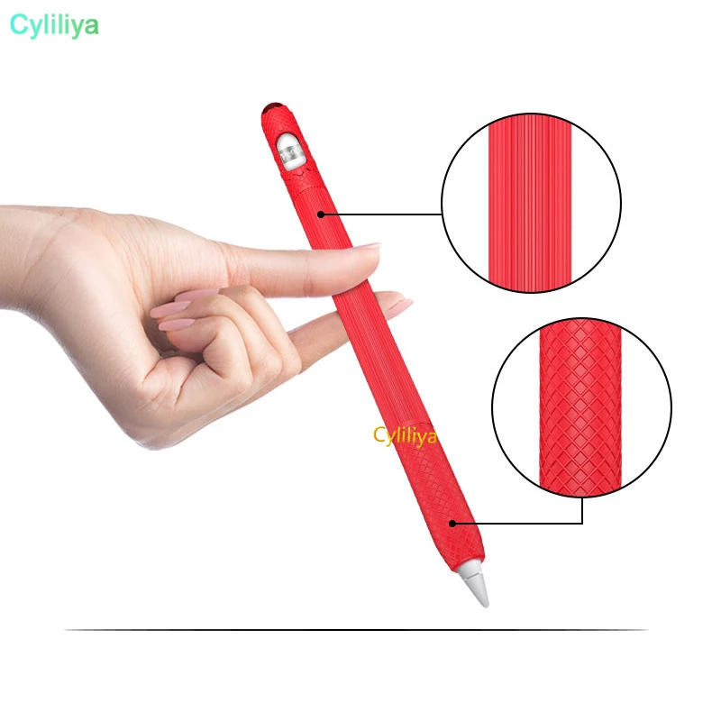Мягкий силиконовый чехол для Apple Pencil 1 100 шт. совместимый с планшетом iPad защитный