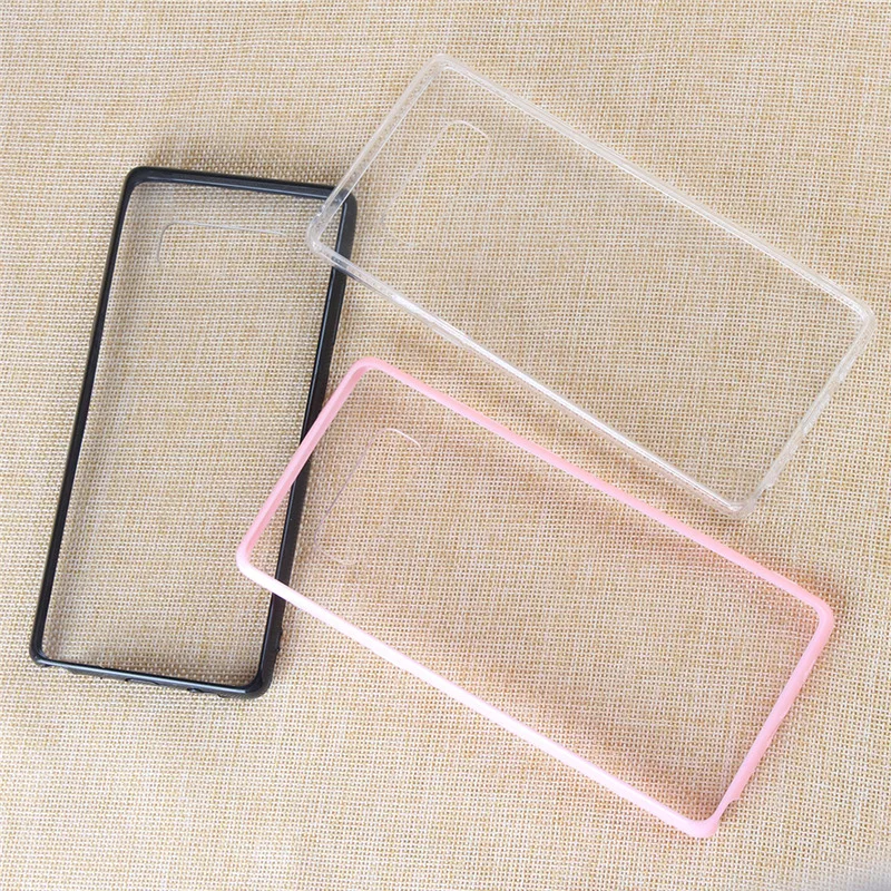 TENENELE Case For Samsung Galaxy Note 8 Cases Soft Clear Black Pink Silicone TPU Simple Cover Note8 Coque Phone |