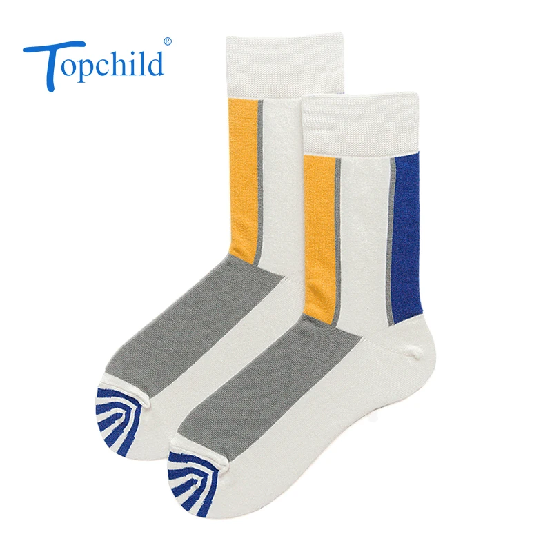 Topchild Забавный Цвет в комплекте Зимний толстый теплый из жаккардовой ткани носки