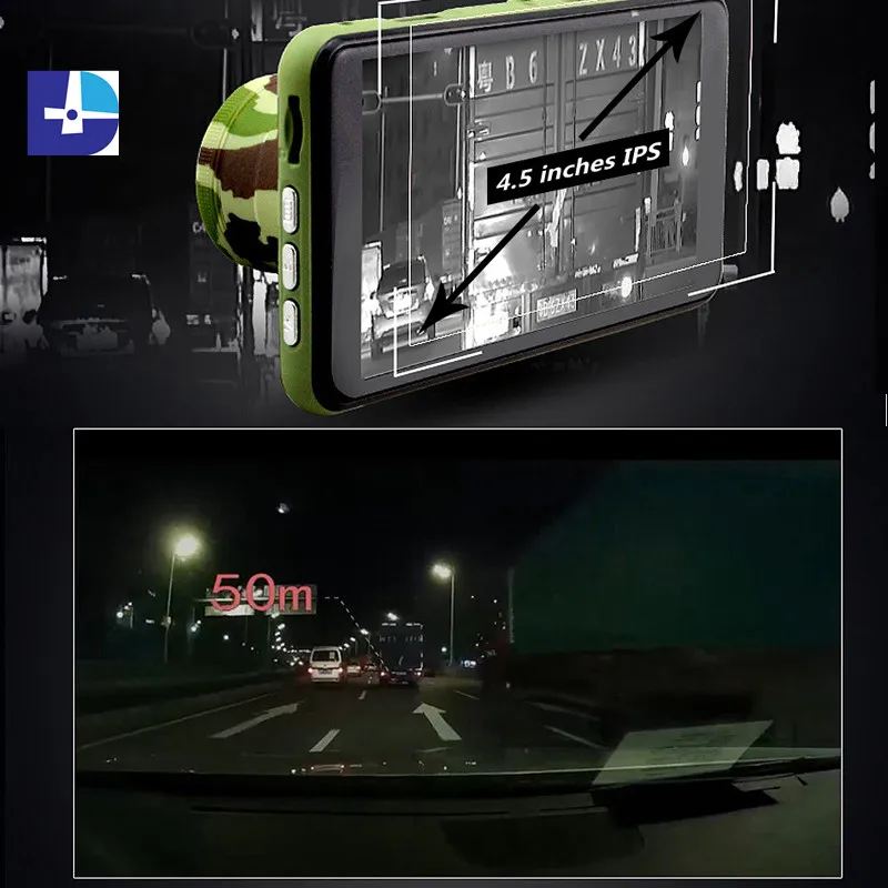 Супер FHD ИК Ночного видения 4.5 &quotIPS Автомобильный ВИДЕОРЕГИСТРАТОР Камера