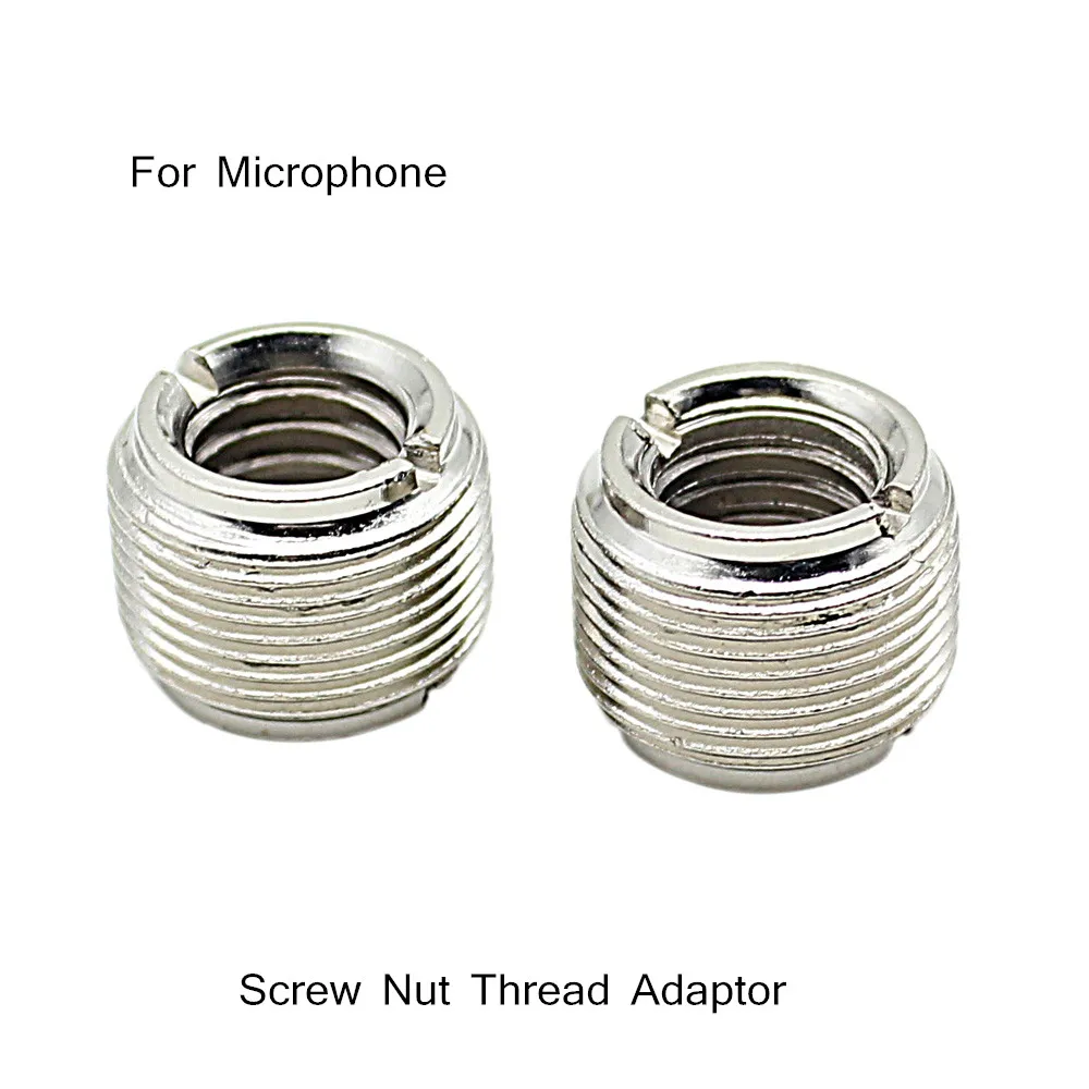 Адаптер для микрофона с винтовой гайкой 2 шт. 3/8 &quotдо 5/8&quot | Электроника