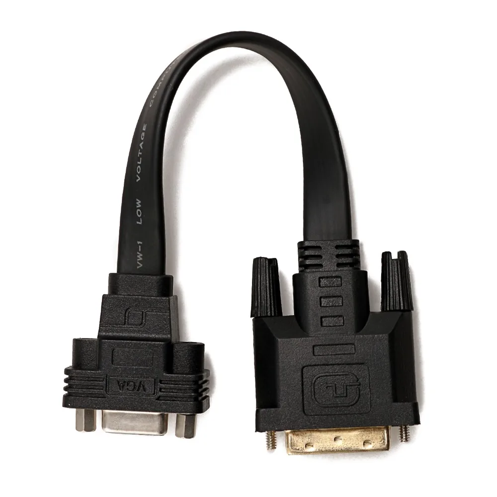 dvi d vga cable adapter Active DVI-D to VGA Male Female converter for pc | Audio &amp Video Cables