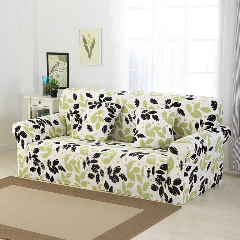 

Flower Slipcovers Sofa Covers Tight All-inclusive Slip-resistant Elastic Towel Jacquard Couch Covers Single/Two/Three/Four-seat