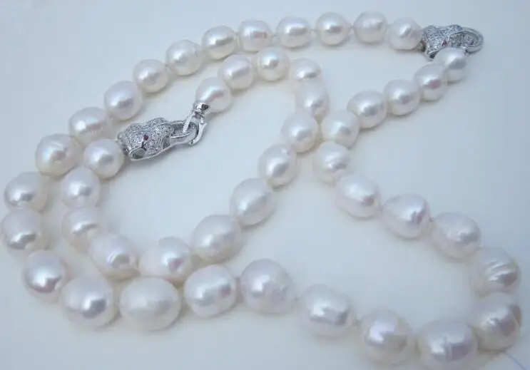 

Selling Jewelry>>NEW 11-12MM SOUTH SEA WHITE NATURAL PEARL NECKLACE 18" + BRACELET 7.5-8" set
