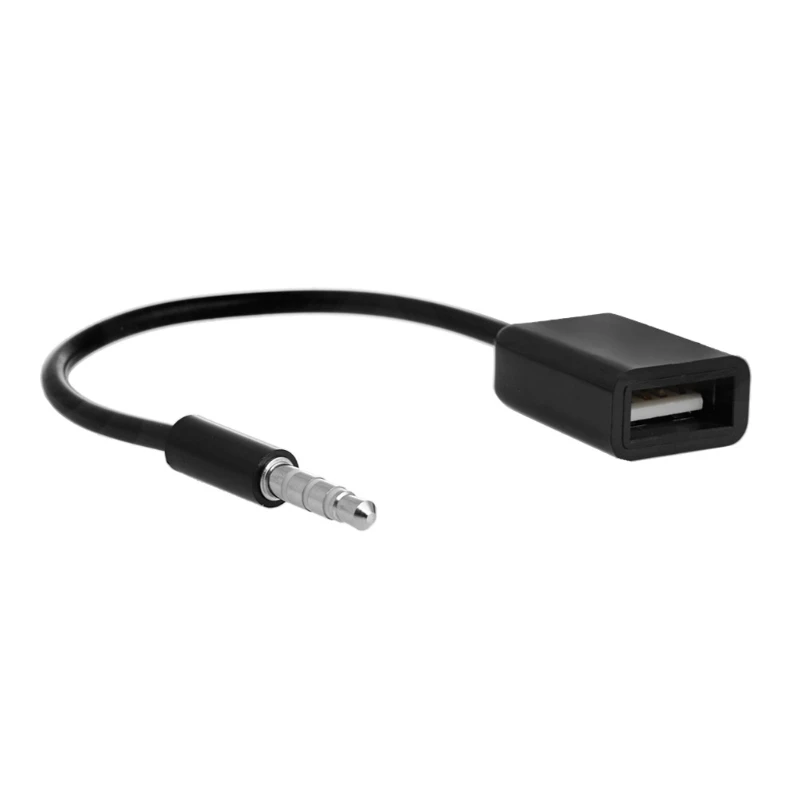 OOTDTY 3 5 мм штекер AUX аудио разъем USB 2 0 Женский конвертер кабель Шнур для автомобиля