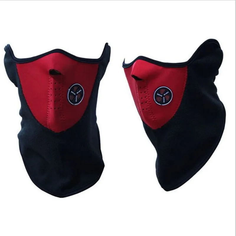 red mask Горячее предложение, тепловые обогреватели, Флисовые Балаклавы CS, шапка для зимнего катания на лыжах, Ветрозащитная маска для лица, мотоциклетный велосипедный шарф, маска для шеи - Цвет: red mask