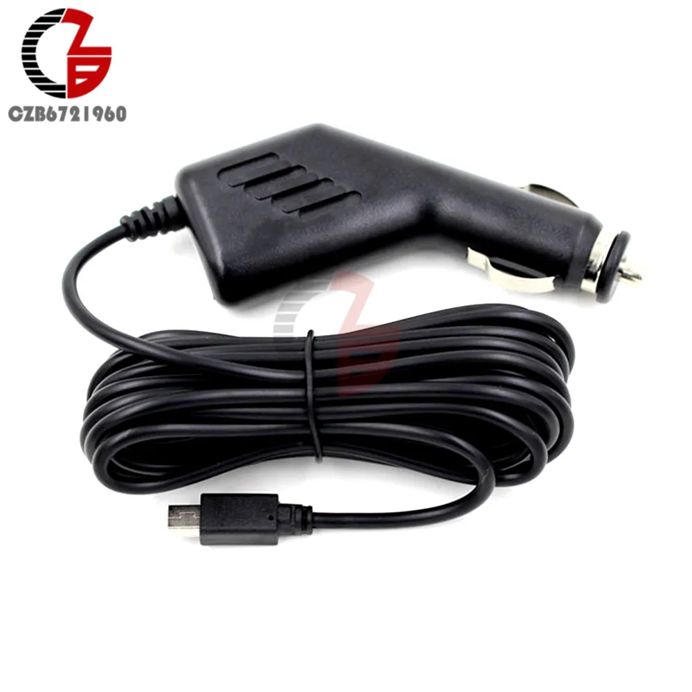 Мини USB DC 5 В 2 а зарядное устройство адаптер Шнур кабель для автомобильного