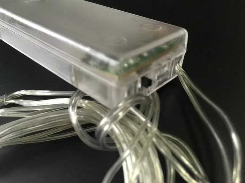 2 шт./лот 1 м 10LED AA батарея управляемая сказочная гирлянда светодиодные мигающие