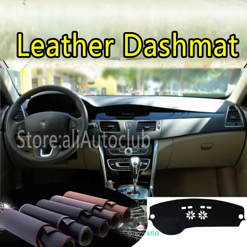 Кожаный коврик для приборной панели Renault Latitude Samsung SM3 2009-2019 2010 2011 2012 индивидуальный